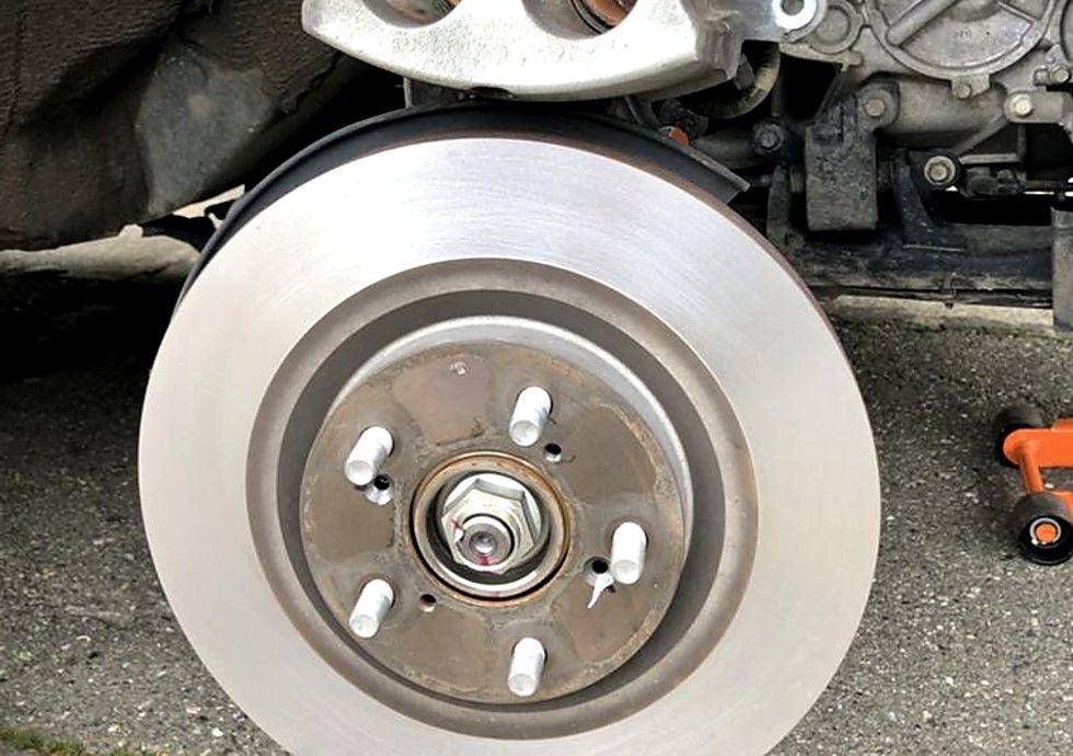 Brake components renewed during a Wichita maintenance visit